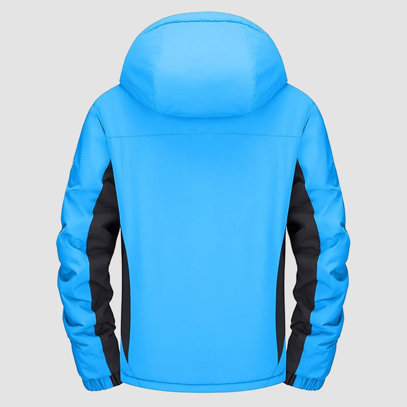 Women's Waterproof Fleece-Lined Ski Jacket with Adjustable Hood - Insulated Winter Outerwear for Cold Weather Adventures