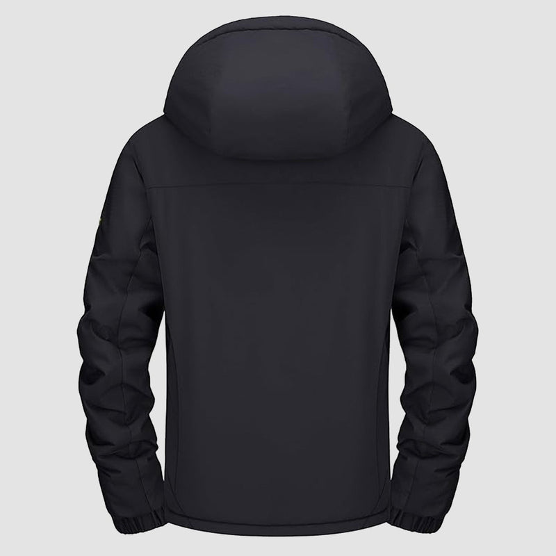 Women's Waterproof Fleece-Lined Ski Jacket with Adjustable Hood - Insulated Winter Outerwear for Cold Weather Adventures